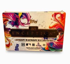 2025 Inception Baseball Hobby Box