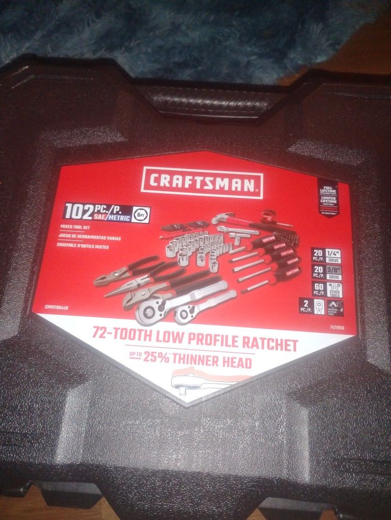 BRAND NEW 102 PIECE CRAFTSMAN SET