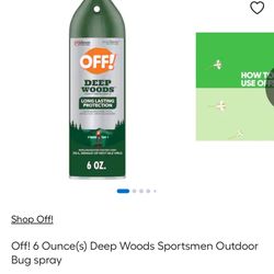 I OFF! insect repellent 