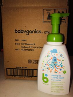 Babyganics • Shampoo + Body Wash • Fragrance Free