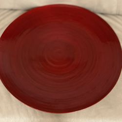 16” X 16” Red Bamboo Tray For Any Use $14