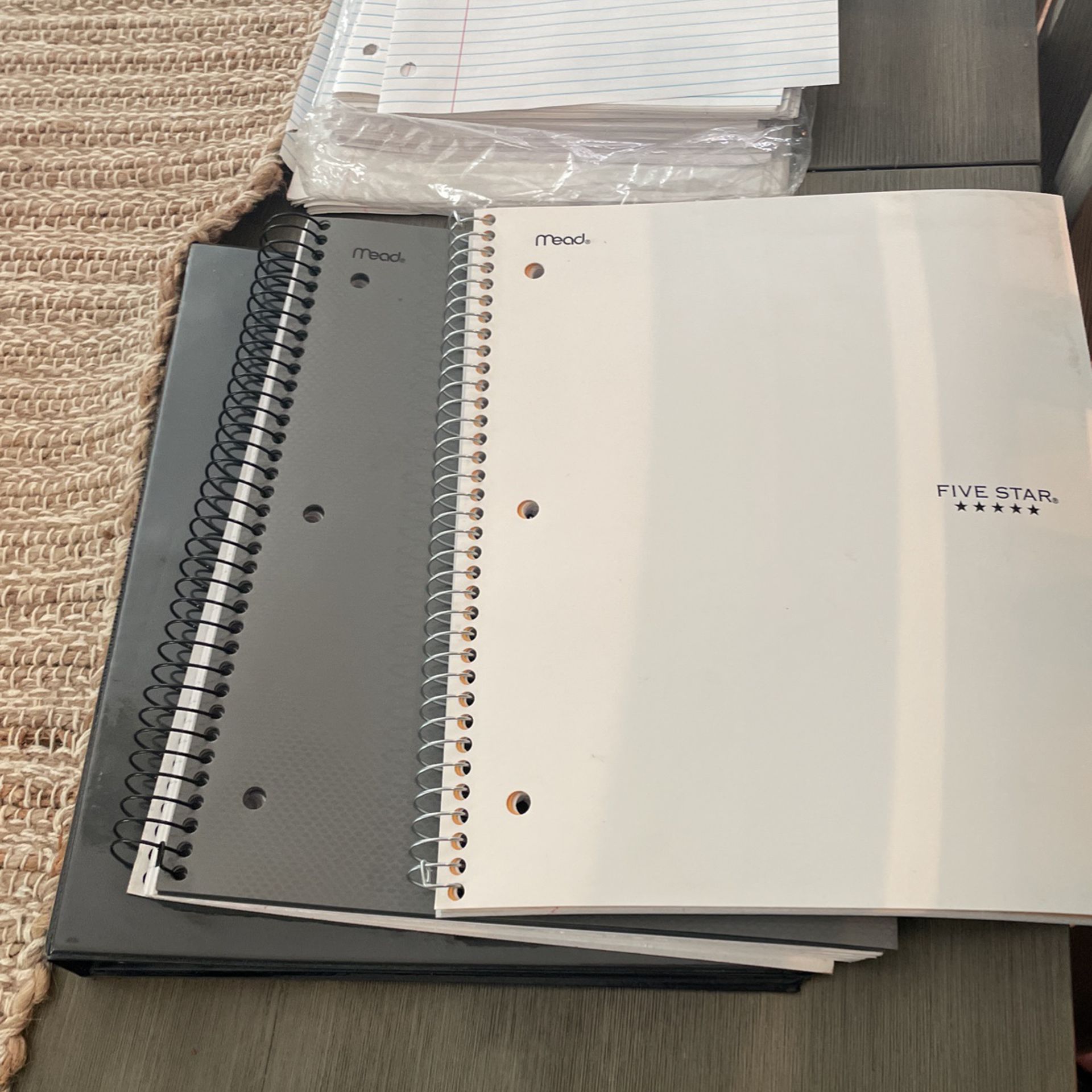 Free Binder Paper  And Notebooks