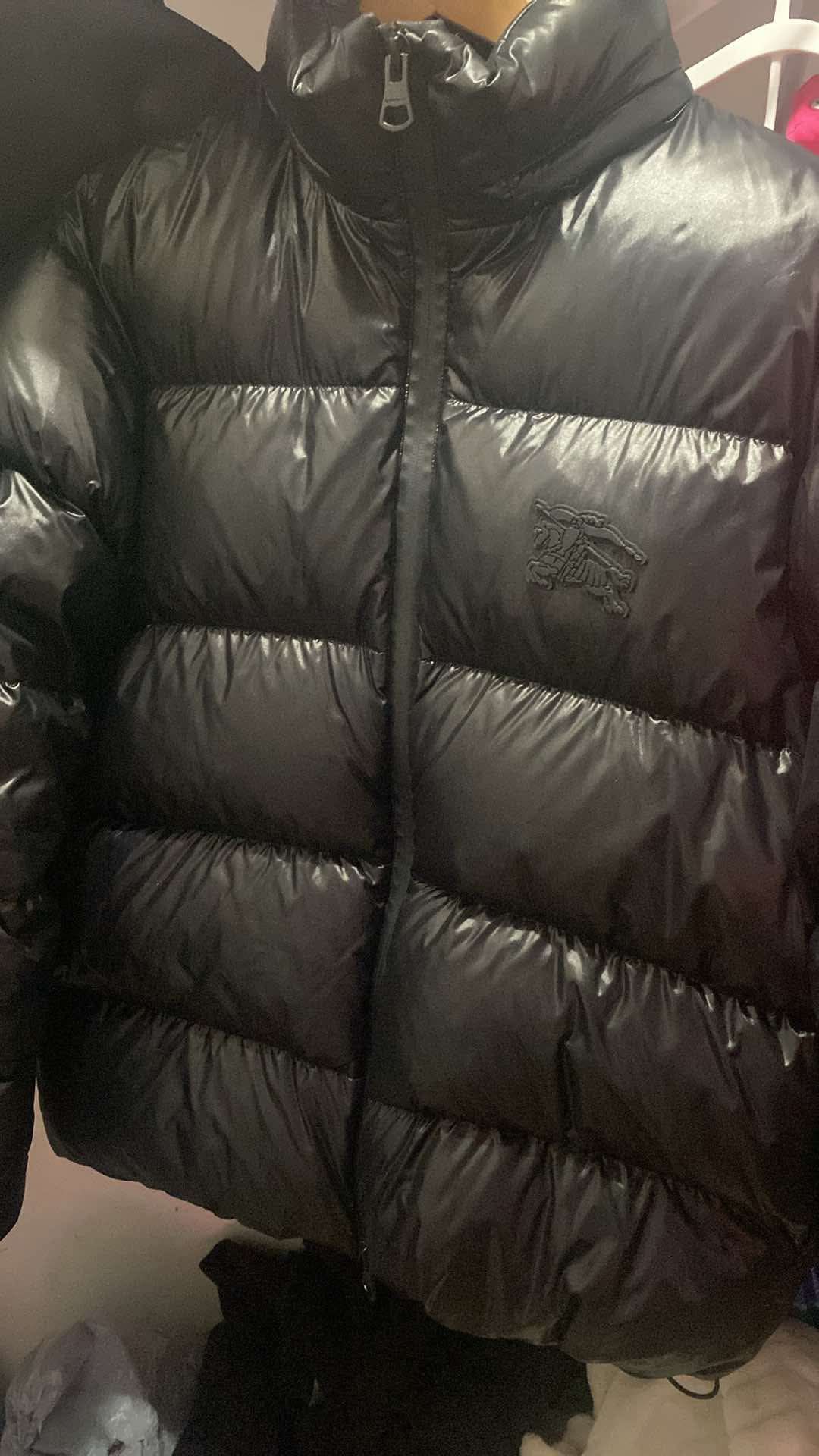 Black Burberry Jacket Puffer 
