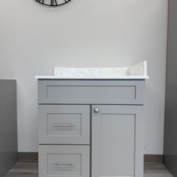 24” 30” 36”inch Bathroom Vanity with or without Quartz Countertop