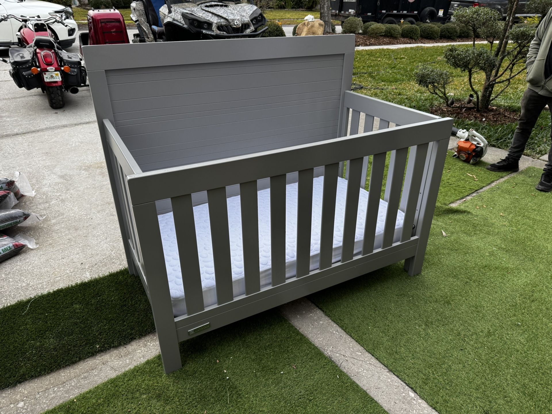 Crib For Babys  With Mattress