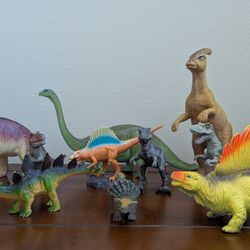 Collection Of Dinosaur Figurines 