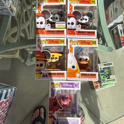 Funko Pop Disney Halloween Exclusive Set