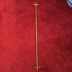 Stair carpet rod brackets