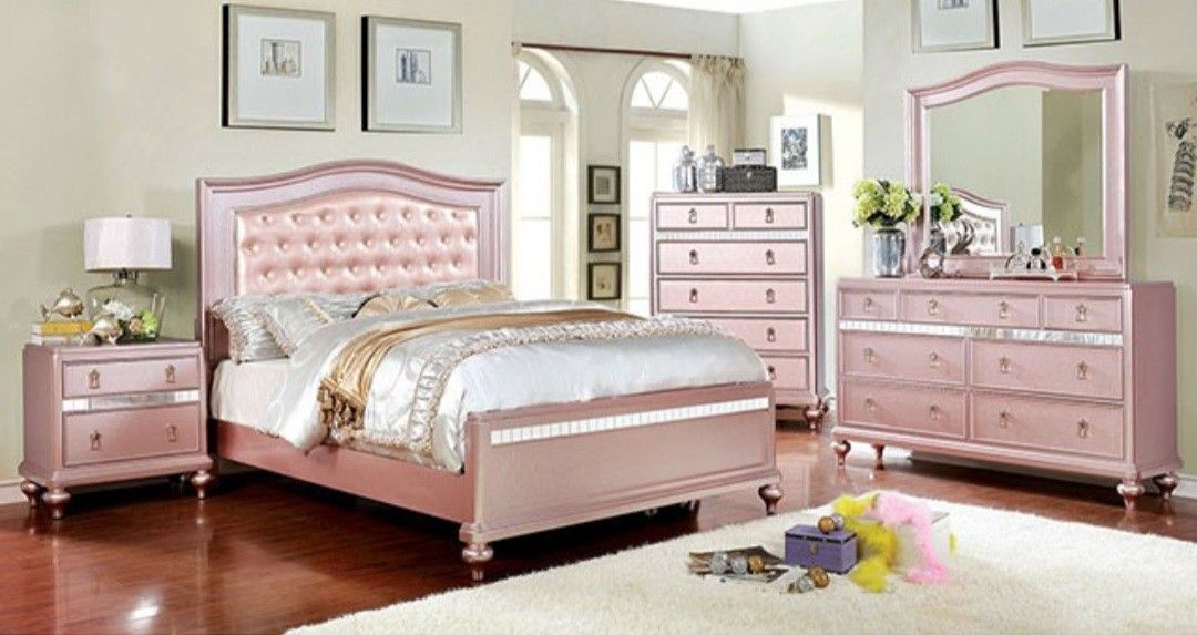 Brand New! 6pc Full Size Bedroom Set😍/ Take it home with Only $39down/ Hablamos Español Y Ofrecemos Financiamiento 🙋