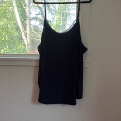 Navy Blue Lacy Camisole Size 4 