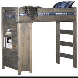 Loft Bunk Storage Bed