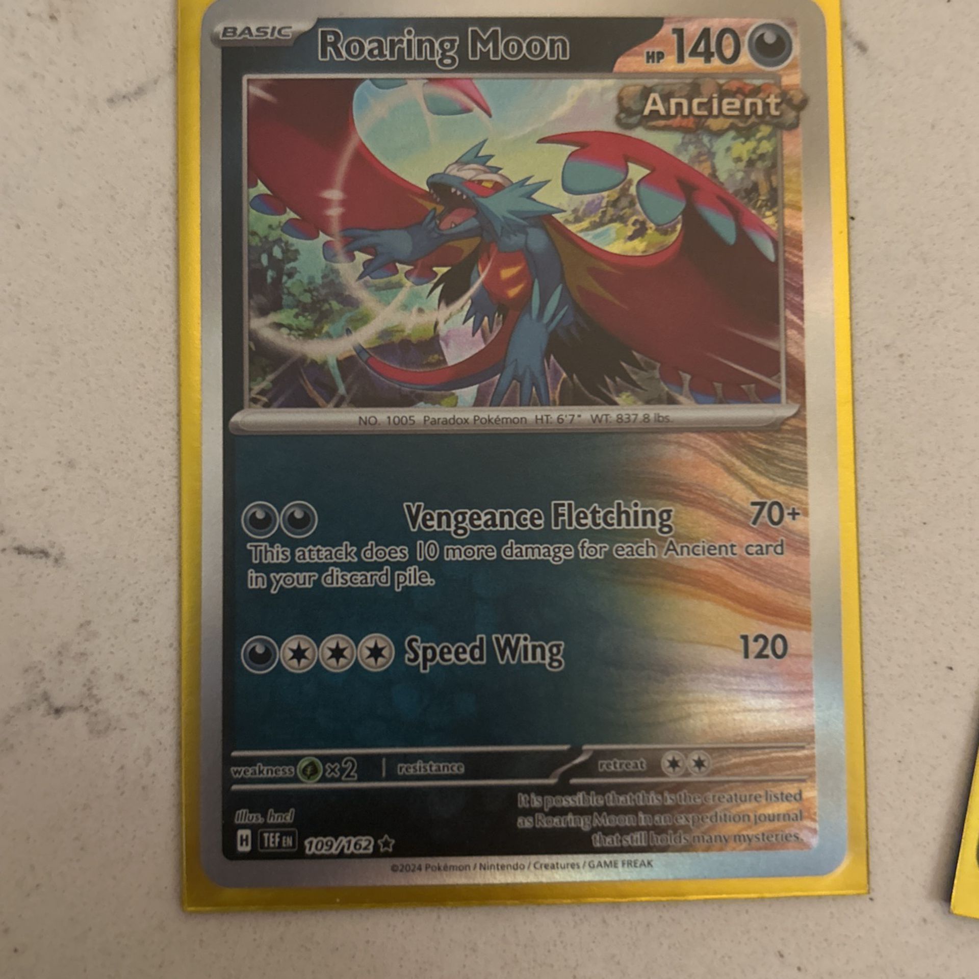 Roaring Moon Pokémon Collectible, Send An Offer Nothing Free