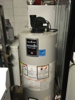 Gently used gas waster heater