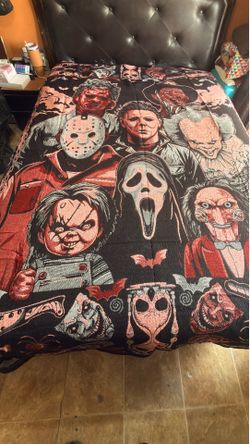 Horror themed blanket