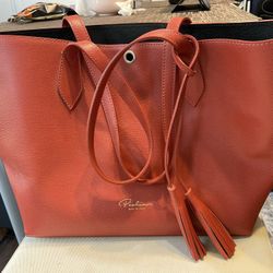 Paolina Tassel Leather Tote Bag