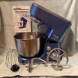 Cusimax   6 Quart Electric Mixer (blue). 