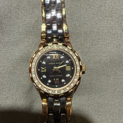 Anne Klein “Crystal Roman” Ceramic Watch — specifically Model 10/9456