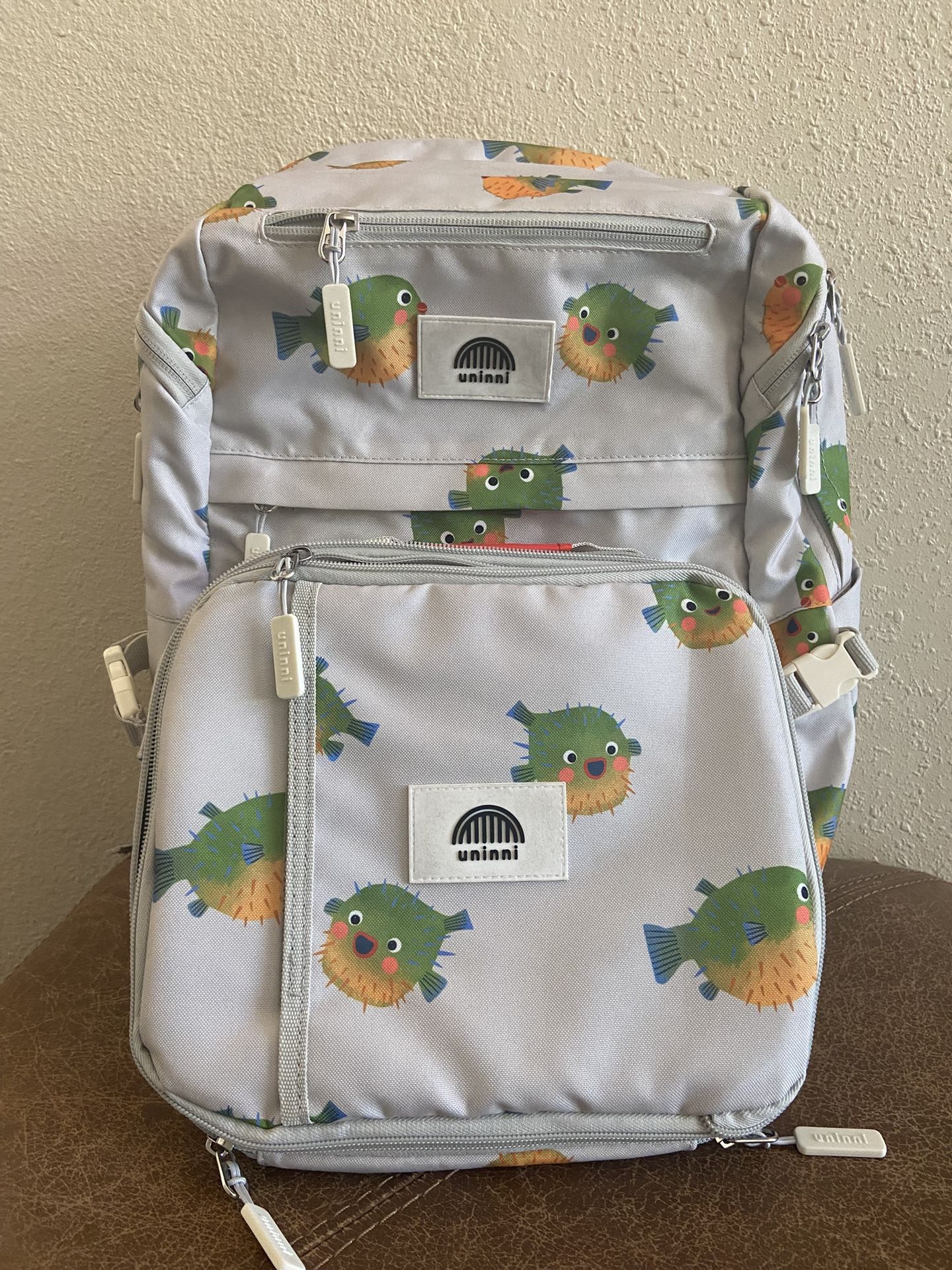 Uninni Kid Backpack with Lunch Bag (new)