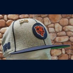 Chicago Bears Size 7 1/8 New Era 59FIFTY 2019 "SIDELINE AWAY" ANGRY BEAR Logo Hat (NW/OT) UNWORN!😇 MINT CONDITION!👀Please Read Description.
