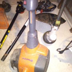 All Purpose Weed eater Blower Edger And Pruning Chainsaw All In One  Easy To Swap Out Runs Great 