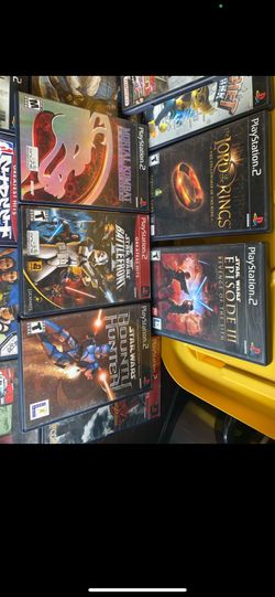 STAR WARS PS2 GAMES FOR SALE!