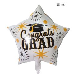 Foil Graduation Balloons 18” Quantity Of 5 