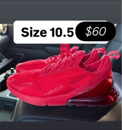 Nike air max 270 red size 10.5