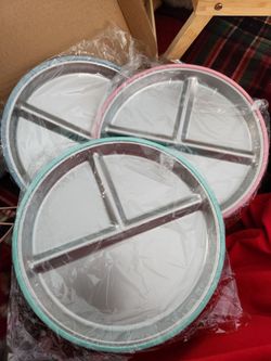 3 Stainless Steel Toddler Plates by Bella's Friends
