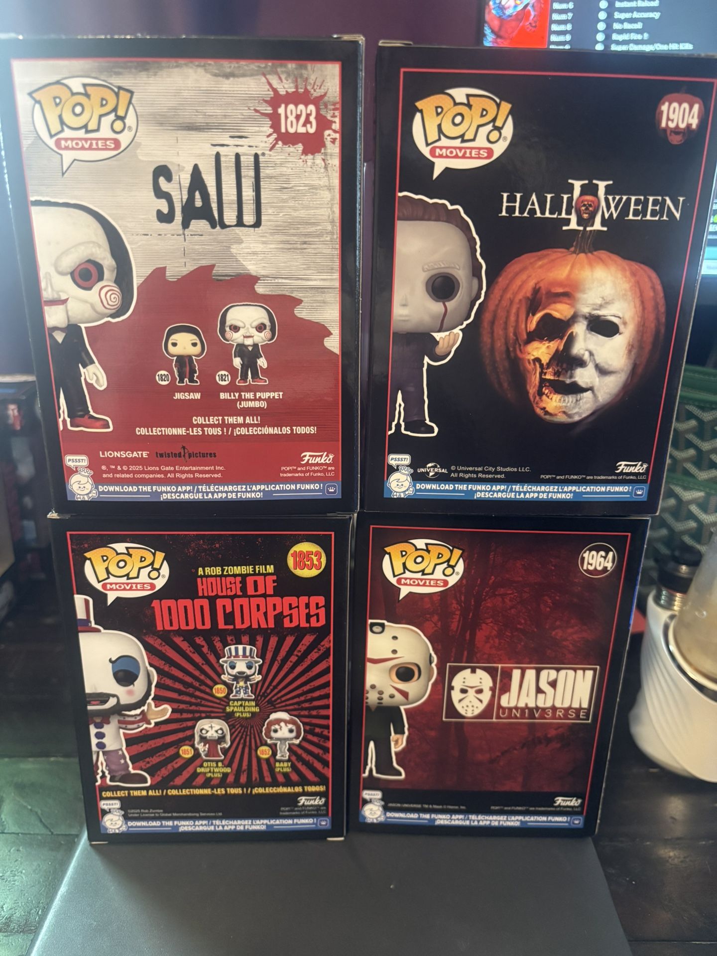 Hot Topic Scare Fair Funko Pop BUNDLE (4x Pops!) 