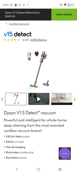 Dyson V15 Detect Works Great