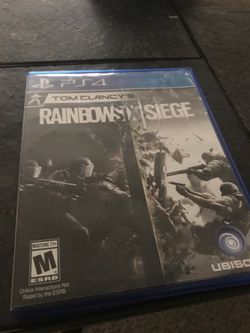 Rainbow six siege for ps4