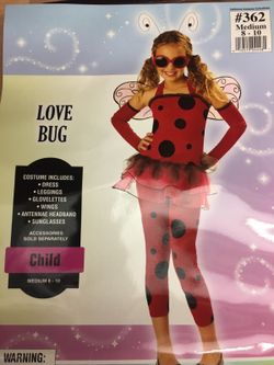 Girls Love Bug Costume