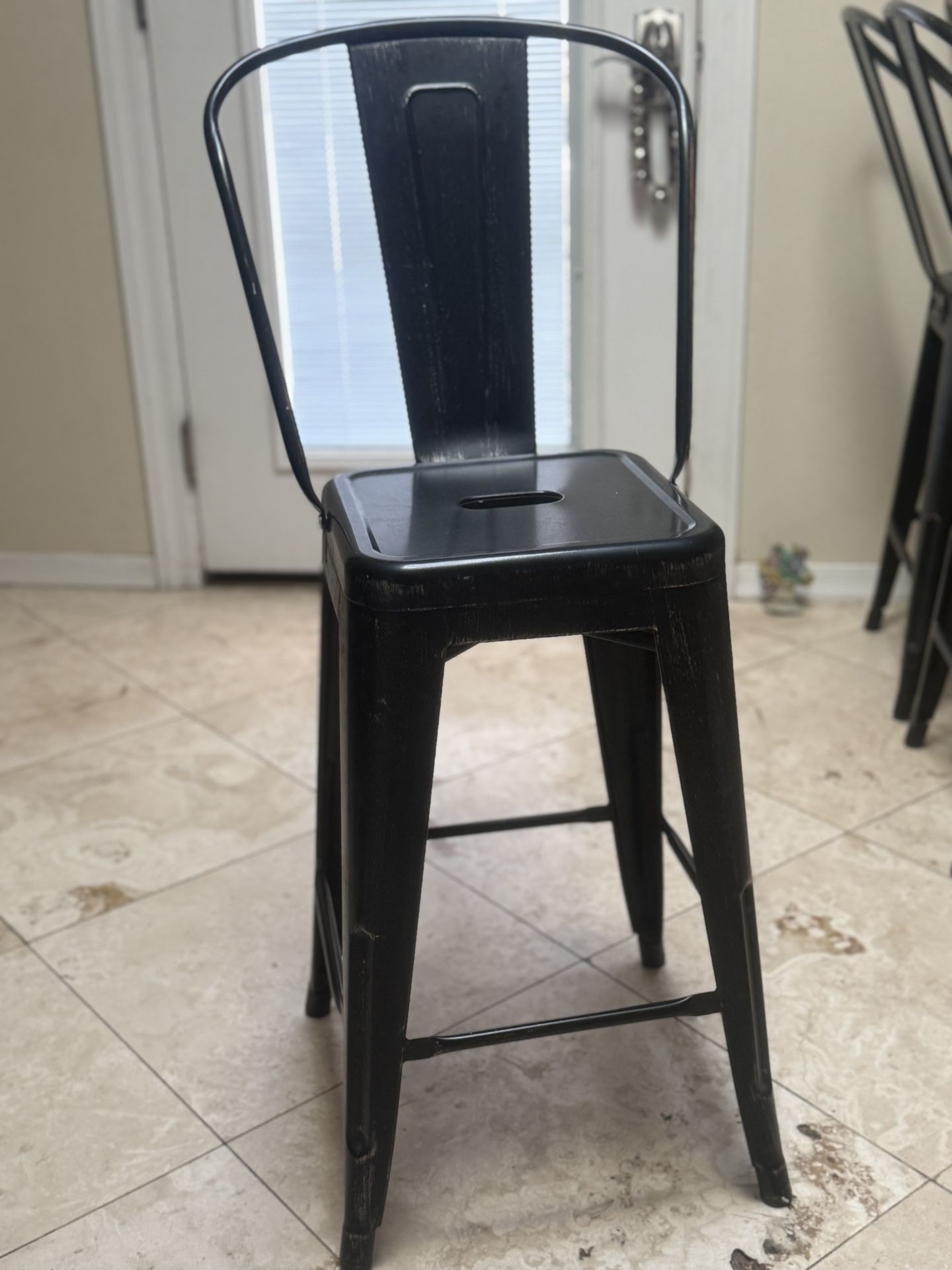 Metal Bar Stools Set Of 3