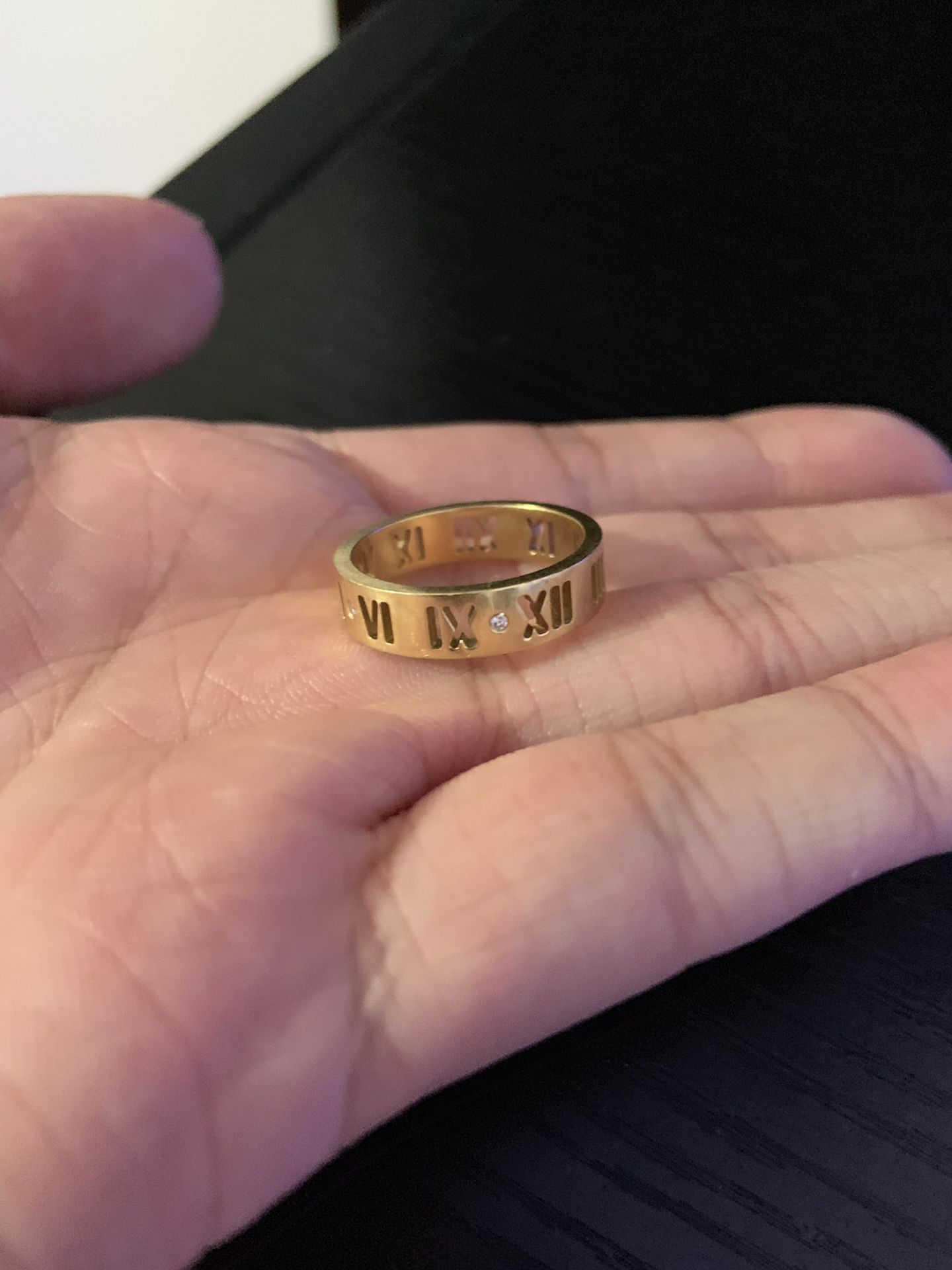 Tiffany Gold Atlas Ring