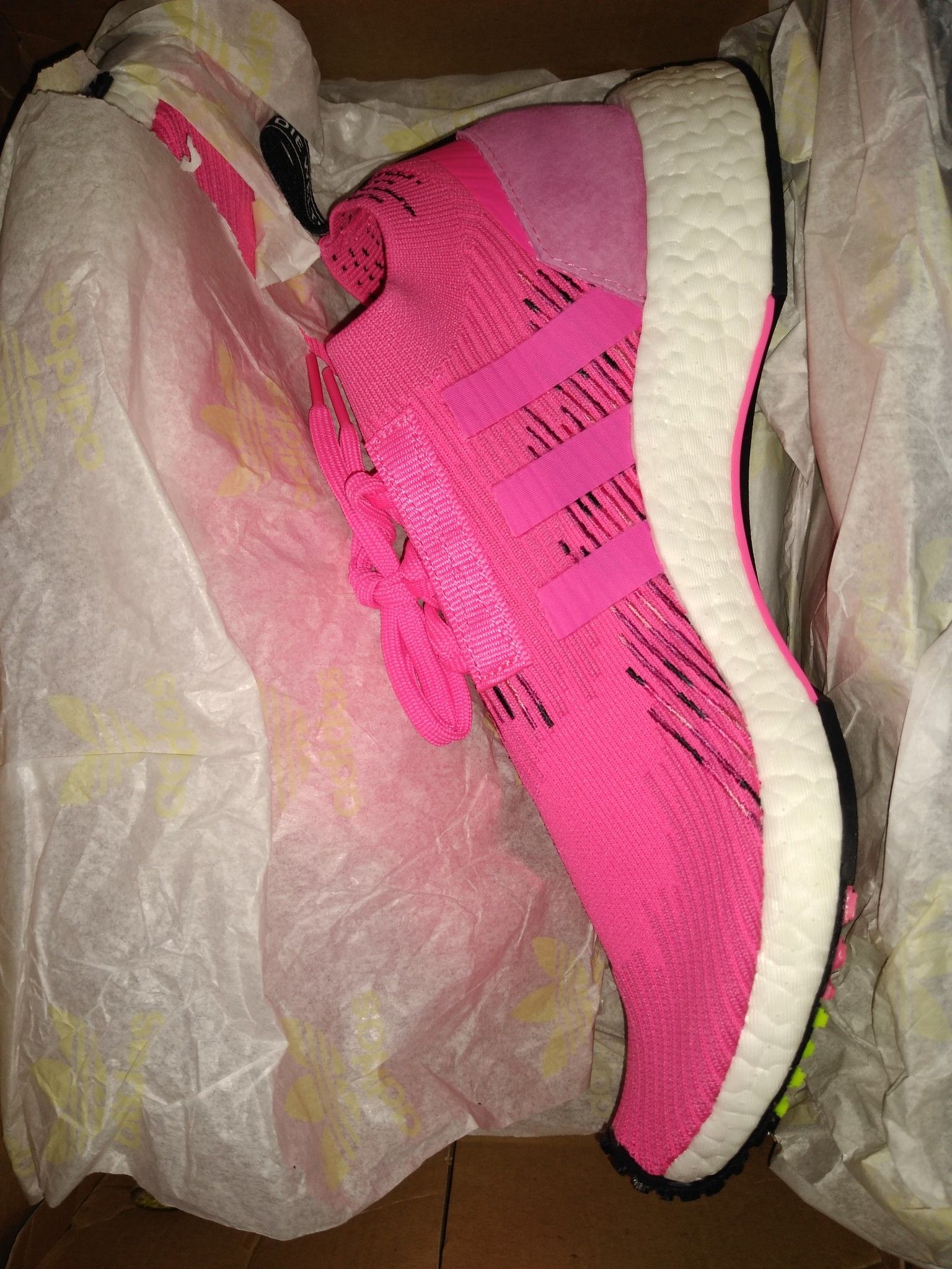 Adidas NMD Racer Pink size 10 mens