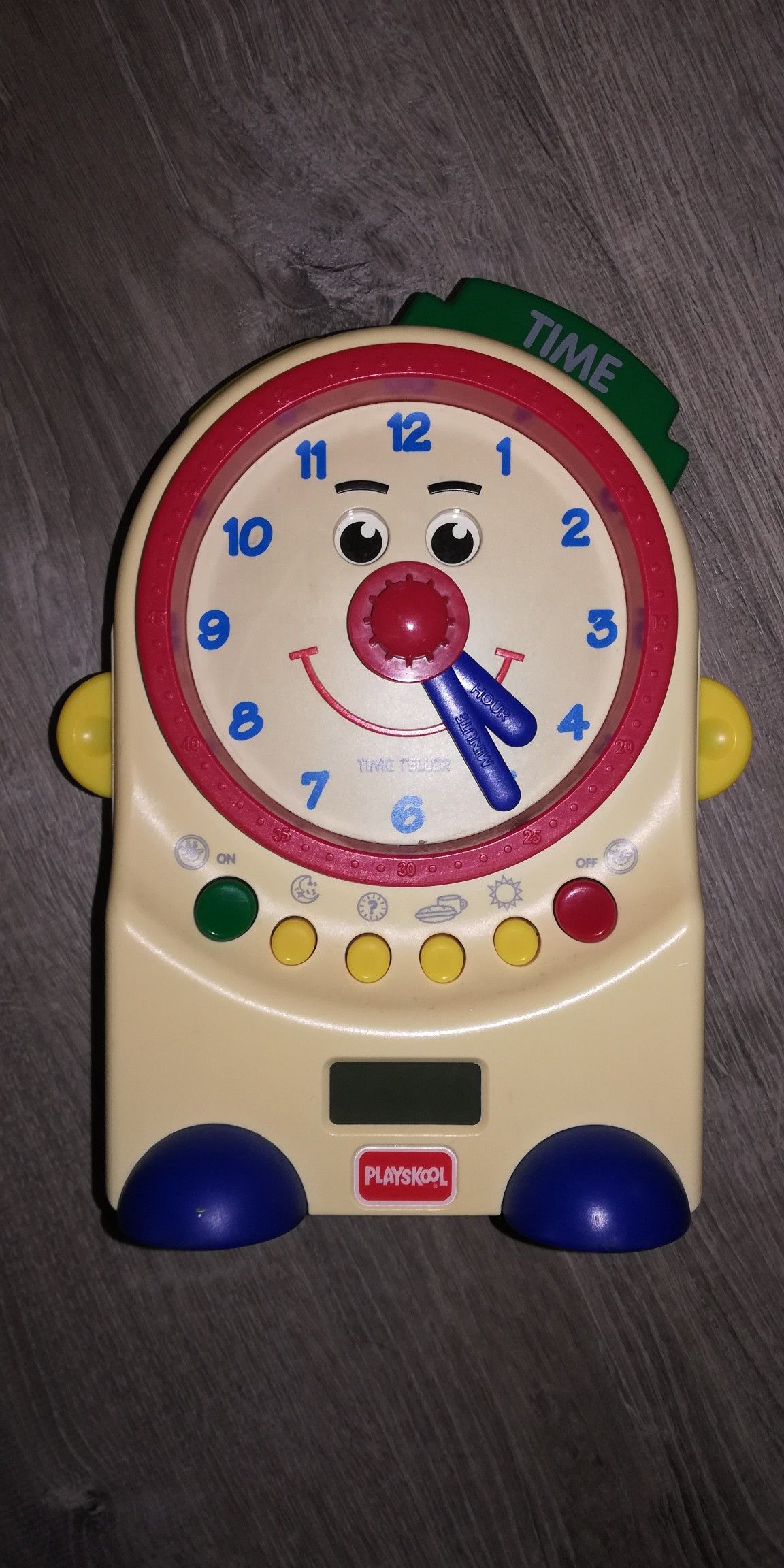 Playskool time teller
