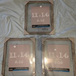 3 Pack Picture Frames 11x14