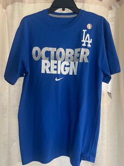 DODGERS T-SHIRT MEDIUM DODGERS SHIRT LADIES LARGE