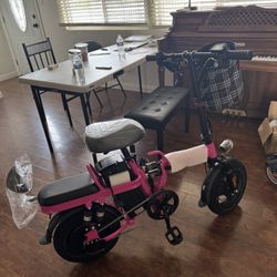 Folding electric bicycle