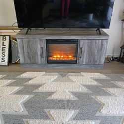 Fireplace TV Stand 