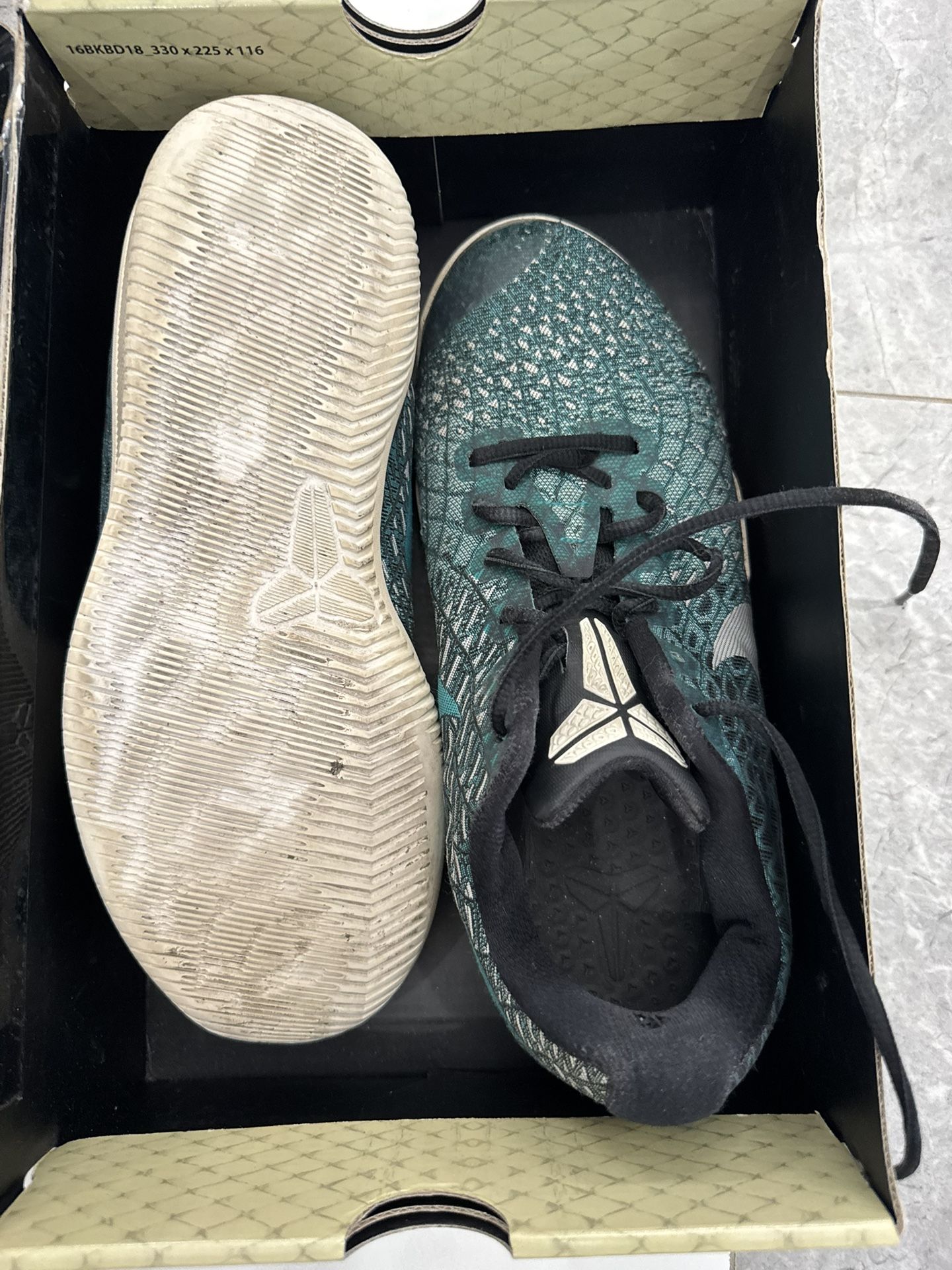 Kobe Mamba Instinct “Turbo Green” size