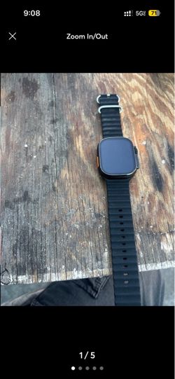 Apple Watch Ultra Black Ocean Band