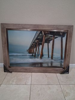 Framed Pier photograph