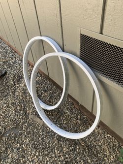 White 20 inch bmx rims