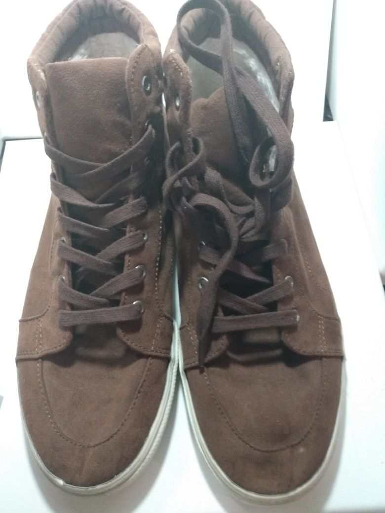 Brown Suede Boots