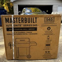 Master built Charcoal Grill and Smoker Combo