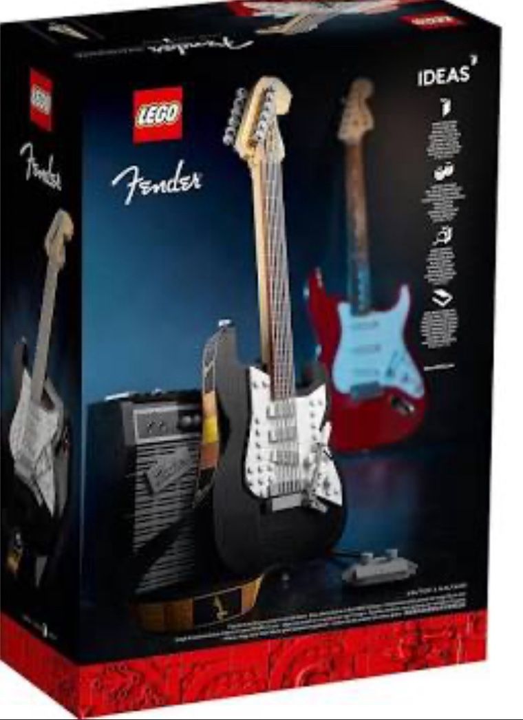 LEGO FENDER STRAT GUITAR (New)