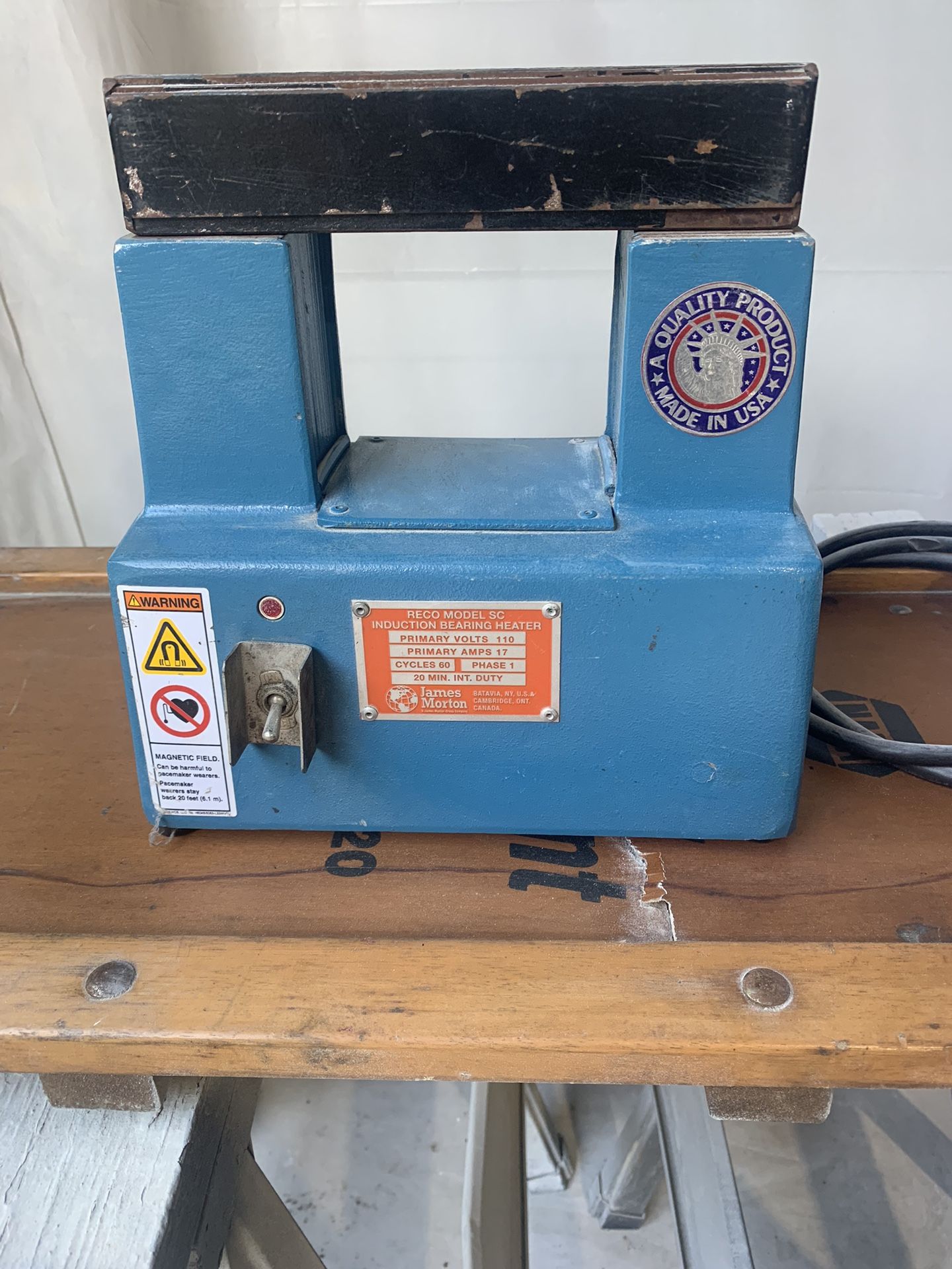 Induction Bearing Heater