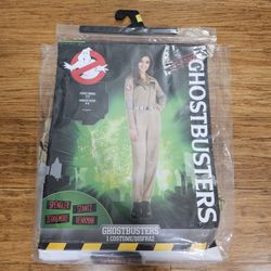 Classic Ghostbusters Halloween Comic Con Cosplay Costume w/Badges Women's Small *Great Bridge*