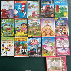 Kid’s DVD Collection Of 16+ Videos 